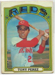 1972 Topps Baseball Cards      080      Tony Perez